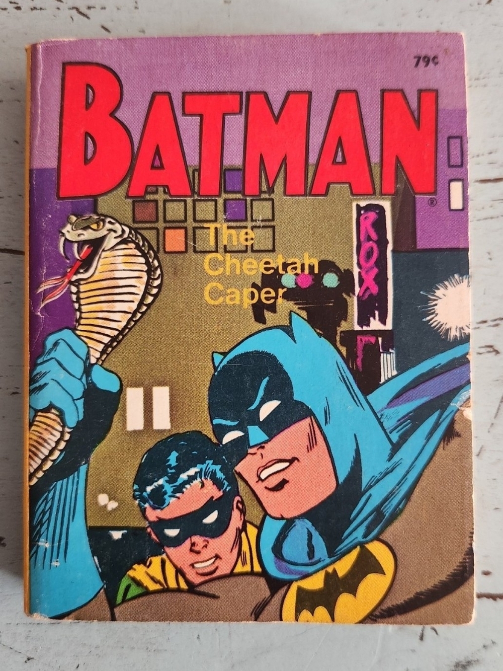 Batman The Cheetah Caper  1969 Whitman Big Little Book 5771-2